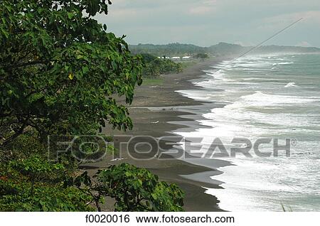 Costa Rica, Pacific coast landscape View Large Photo Image Stock Photograph - Costa Rica, Pacific coast landscape. Fotosearch