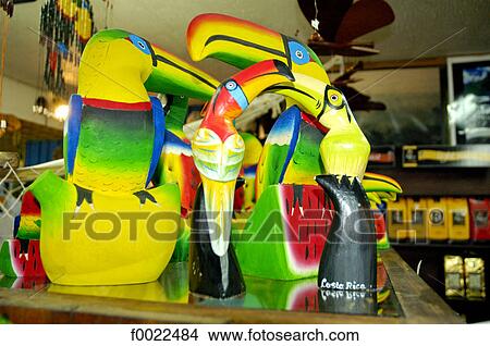 Picture - Costa Rica, Poas Volcano National Park, souvenir shop. Fotosearch