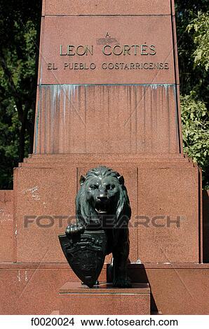 Picture - Costa Rica, San José, Léon Cortes Memorial. Fotosearch