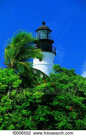 Florida, Key West, lighthouse in the greenery View Large Photo Image Stock Image - Florida, Key West, lighthouse in the greenery. Fotosearch