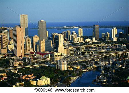 Florida, Miami, general view View Large Photo Image Stock Photograph - Florida, Miami, general view . Fotosearch