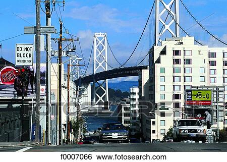 California, San Francisco, Bay Bridge View Large Photo Image Stock Photograph - California, San Francisco, Bay Bridge. Fotosearch