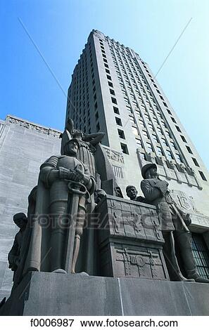 Stock Photo - Louisiana, Baton Rouge, the New Capitol. Fotosearch