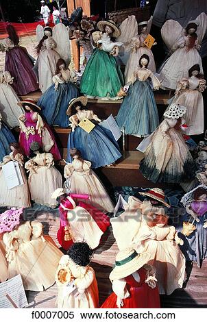 Louisiana, Lafayette, souvenir dolls from the Acadian Festival View Large Photo Image Stock Photography - Louisiana, Lafayette, souvenir dolls from the Acadian Festival. Fotosearch