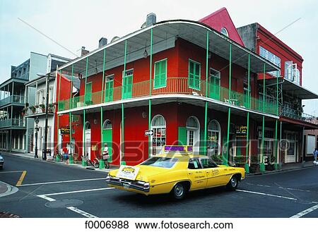 Louisiana, New Orleans, French Quarter View Large Photo Image Stock Photo - Louisiana, New Orleans, French Quarter. Fotosearch