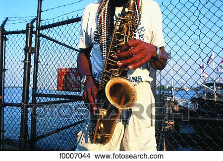 Louisiana, New Orleans, jazz musician View Large Photo Image Picture - Louisiana, New Orleans, jazz musician. Fotosearch