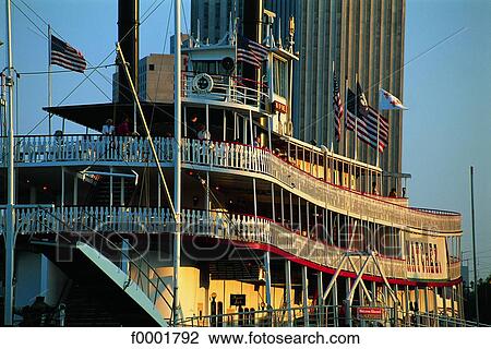 Louisiana, New Orleans, paddleboat on Mississipi River View Large Photo Image Stock Image - Louisiana, New Orleans, paddleboat on Mississipi River. Fotosearch