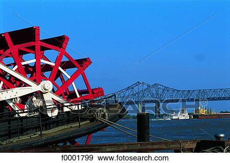 Louisiana, New Orleans, paddleboat View Large Photo Image Stock Photo - Louisiana, New Orleans, paddleboat . Fotosearch