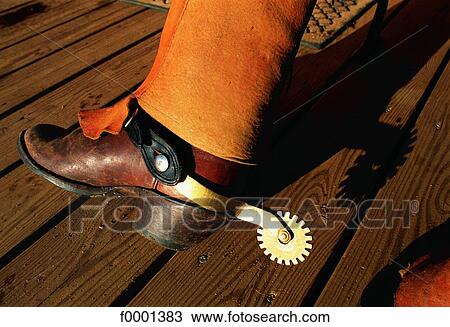 Stock Image - Colorado, cowboy boots. Fotosearch