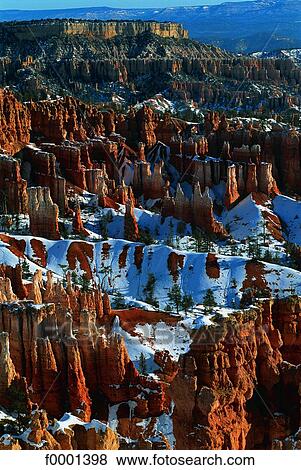 Stock Photo - Utah, Bryce Canyon in the winter. Fotosearch