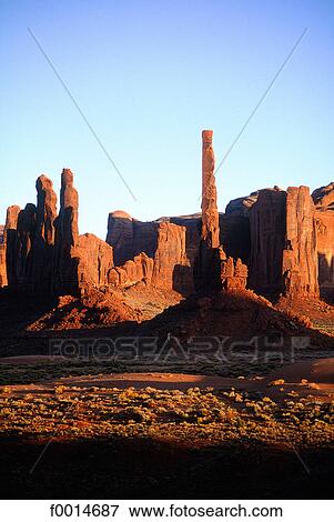 Utah, Monument Valley, Totem pole View Large Photo Image Stock Photo - Utah, Monument Valley, Totem pole. Fotosearch