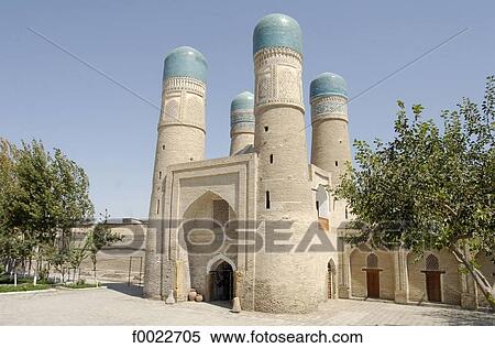 Uzbekistan, Bukhara, Chor Minor Mosque View Large Photo Image Stock Photography - Uzbekistan, Bukhara, Chor Minor Mosque. Fotosearch