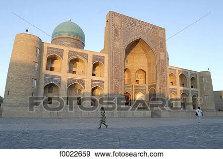 Uzbekistan, Bukhara, Mir-i-Arab Madrasah View Large Photo Image Stock Photo - Uzbekistan, Bukhara, Mir-i-Arab Madrasah . Fotosearch