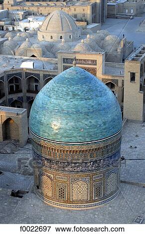 Uzbekistan, Bukhara, Mir-i-Arab Madrasah, cupola View Large Photo Image Stock Photo - Uzbekistan, Bukhara, Mir-i-Arab Madrasah, cupola. Fotosearch