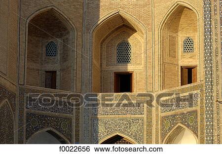 Uzbekistan, Bukhara, Mir-i-Arab Madrasah View Large Photo Image Stock Photograph - Uzbekistan, Bukhara, Mir-i-Arab Madrasah . Fotosearch
