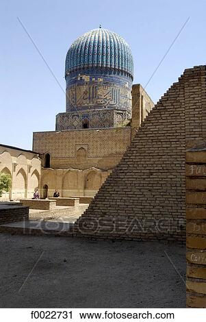 Uzbekistan, Samarkand, Bibi-Khanym Mosque View Large Photo Image Stock Image - Uzbekistan, Samarkand, Bibi-Khanym Mosque. Fotosearch