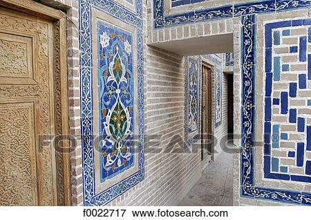 Uzbekistan, Samarkand, the Registan, Ulugh Beg Madrasah, corridor View Large Photo Image Stock Photo - Uzbekistan, Samarkand, the Registan, Ulugh Beg Madrasah, corridor. Fotosearch