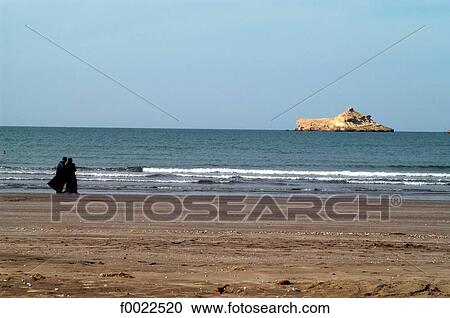 Stock Image - Oman, Al Sawadi Beach. Fotosearch