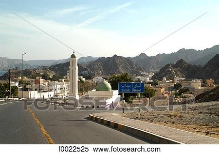 Oman, Muscat, entering the city View Large Photo Image Stock Photography - Oman, Muscat, entering the city. Fotosearch