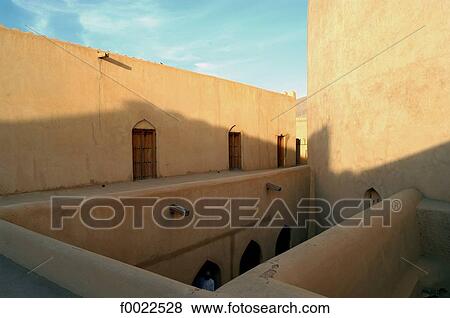 Oman, Nizwa, the fort View Large Photo Image Stock Photo - Oman, Nizwa, the fort. Fotosearch