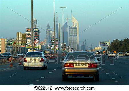 United Arab Emirates, Dubai, road View Large Photo Image Stock Image - United Arab Emirates, Dubai, road. Fotosearch