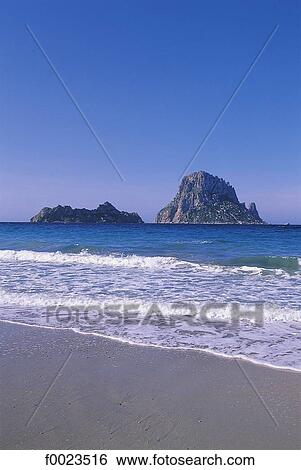 Spain, Balearic Islands, Ibiza, Isla Vedra View Large Photo Image Stock Photograph - Spain, Balearic Islands, Ibiza, Isla Vedra. Fotosearch