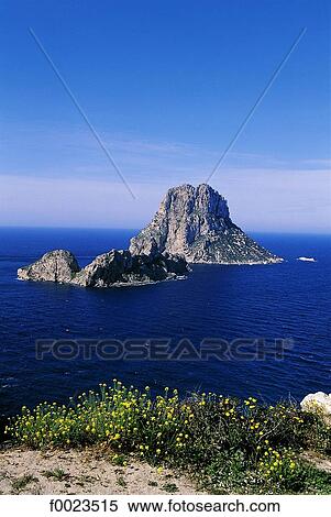 Spain, Balearic Islands, Ibiza, Isla Vedra View Large Photo Image Stock Photography - Spain, Balearic Islands, Ibiza, Isla Vedra. Fotosearch
