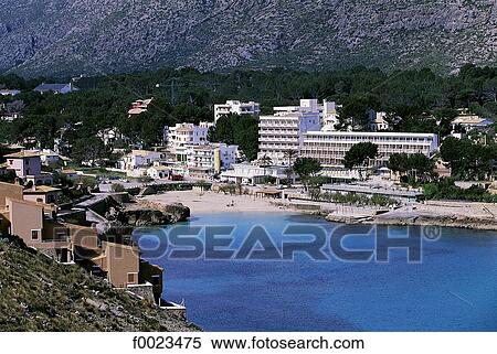 Stock Photography - Spain, Balearic Islands, Majorca, Cala San Vicente. Fotosearch