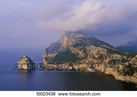 Spain, Balearic Islands, Majorca, Cape Formentor View Large Photo Image Stock Photograph - Spain, Balearic Islands, Majorca, Cape Formentor . Fotosearch