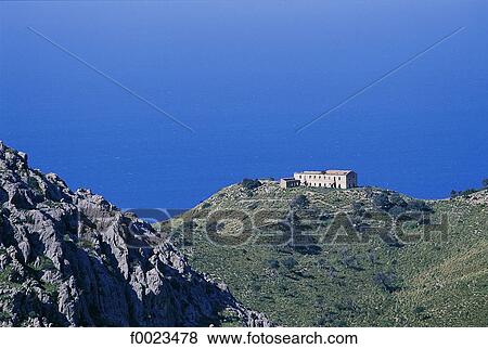 Spain, Balearic Islands, Majorca, Sa Colabra area, coastal landscape View Large Photo Image Stock Photo - Spain, Balearic Islands, Majorca, Sa Colabra area, coastal landscape. Fotosearch