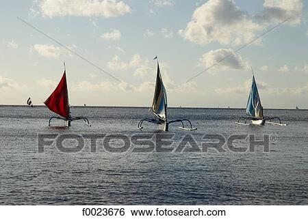 Indonesia, Bali, Amed, traditional fishing boats View Large Photo Image Stock Photograph - Indonesia, Bali, Amed, traditional fishing boats. Fotosearch
