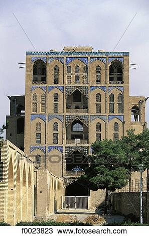 Iran, Esfahan, Ali Qapu Palace View Large Photo Image Stock Image - Iran, Esfahan, Ali Qapu Palace. Fotosearch