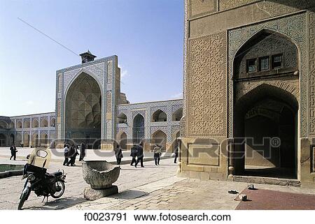 Iran, Esfahan, Friday Mosque View Large Photo Image Stock Image - Iran, Esfahan, Friday Mosque. Fotosearch