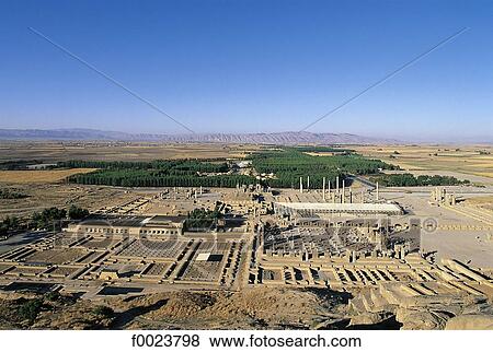 Stock Photo - Iran, Fars, Persepolis, general view. Fotosearch