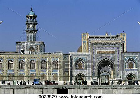 Iran, Razavi Khorasan Province, Mashhad, "Haram-e-Motahhar" sacred precint of Imam Reza Mausoleum View Large Photo Image Stock Photo - Iran, Razavi Khorasan Province, Mashhad, "Haram-e-Motahhar" sacred precint of Imam Reza Mausoleum. Fotosearch