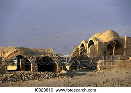 Iran, Yazd, habitations in zoroastrian village View Large Photo Image Stock Photograph - Iran, Yazd, habitations in zoroastrian village. Fotosearch
