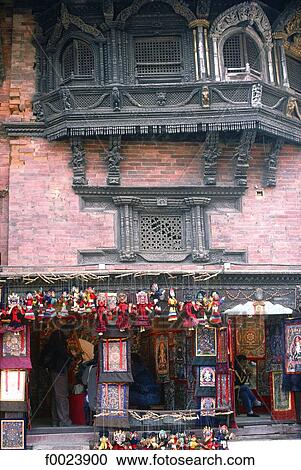 Nepal, Kathmandu, square of Hanuman Dhoka Palace, ivory balcony and window View Large Photo Image Stock Image - Nepal, Kathmandu, square of Hanuman Dhoka Palace, ivory balcony and window. Fotosearch