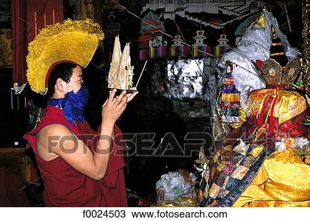 China, Tibet, Lhasa, Meru Nyingba Monastery, torma offering (ritual cakes) View Large Photo Image Stock Image - China, Tibet, Lhasa, Meru Nyingba Monastery, torma offering (ritual cakes). Fotosearch