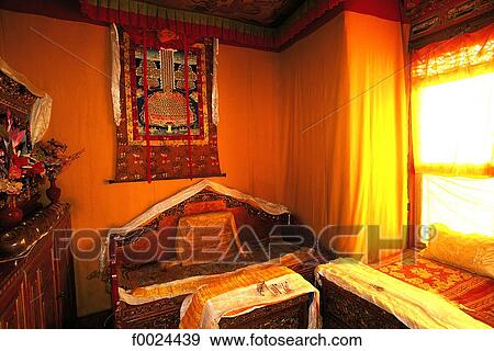 China, Tibet, Lhasa, Norbulingka Palace, Dalai Lama's Throne View Large Photo Image Stock Photo - China, Tibet, Lhasa, Norbulingka Palace, Dalai Lama's Throne. Fotosearch