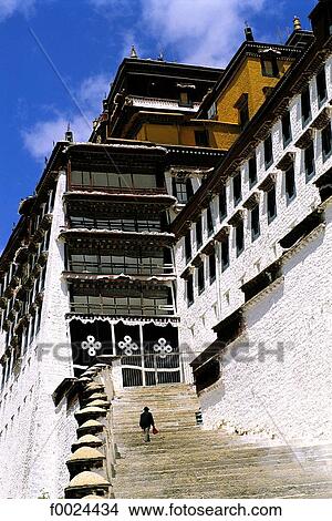 China, Tibet, Lhasa, Potala Palace View Large Photo Image Picture - China, Tibet, Lhasa, Potala Palace. Fotosearch