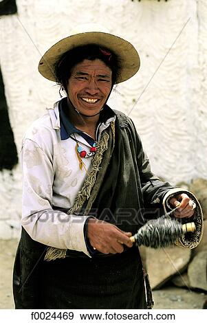 China, Tibet, Raga, Tibetan man portrait View Large Photo Image Stock Photo - China, Tibet, Raga, Tibetan man portrait. Fotosearch