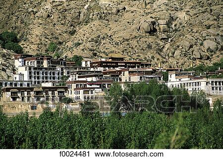 China, Tibet, Sera Monastery View Large Photo Image Stock Image - China, Tibet, Sera Monastery. Fotosearch