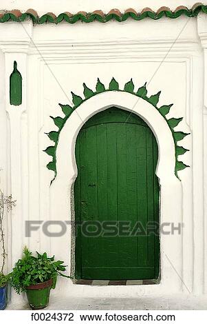Morocco, Tangier, medina, traditional door View Large Photo Image Stock Image - Morocco, Tangier, medina, traditional door. Fotosearch