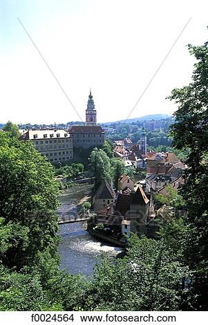 Czech Republic, Ceský Krumlov, general view View Large Photo Image Picture - Czech Republic, Ceský Krumlov, general view. Fotosearch
