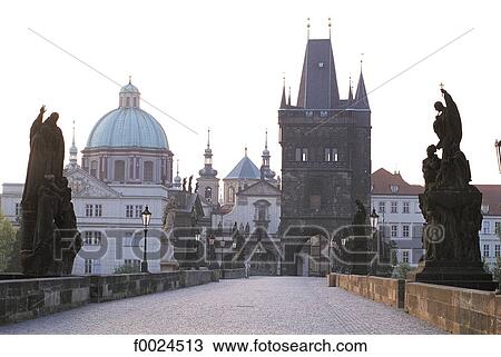 Czech Republic, Prague, Charles Bridge and Old Town Bridge Tower View Large Photo Image Stock Image - Czech Republic, Prague, Charles Bridge and Old Town Bridge Tower. Fotosearch