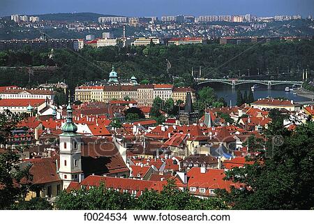 Czech Republic, Prague, general view View Large Photo Image Picture - Czech Republic, Prague, general view. Fotosearch