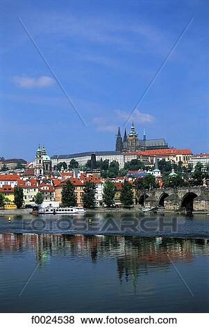 Czech Republic, Prague, Prague Castle and Saint Vitus Cathedral View Large Photo Image Stock Photo - Czech Republic, Prague, Prague Castle and Saint Vitus Cathedral. Fotosearch