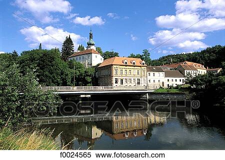 Czech Republic, Vranov, the Dyje View Large Photo Image Stock Photography - Czech Republic, Vranov, the Dyje. Fotosearch