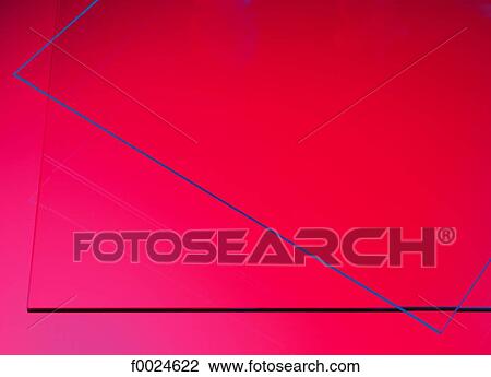 Stock Image - Red background and lines. Fotosearch