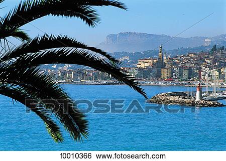 France, French Riviera, Menton bay View Large Photo Image Stock Photograph - France, French Riviera, Menton bay. Fotosearch